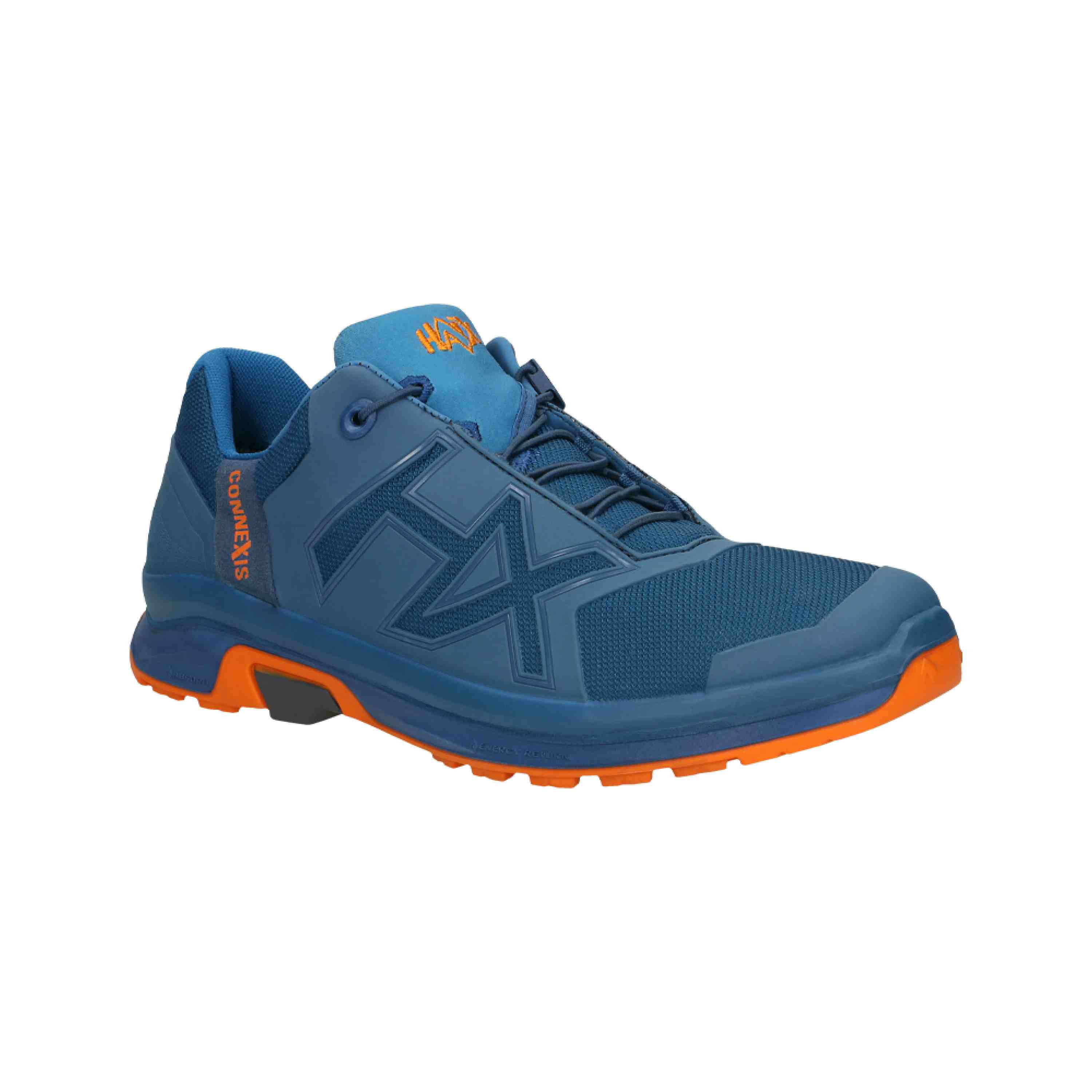 HAIX CONNEXIS Safety+ GTX Sicherheitsschuhe – Mittelhoch, Grau-blau, Wasserdicht & Rutschfest